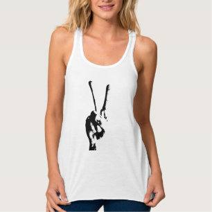 JForks Designer-Venedig-Friedensfinger Tank Top