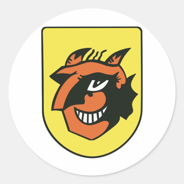 jg54-Emblem Runder Aufkleber (Vorderseite)