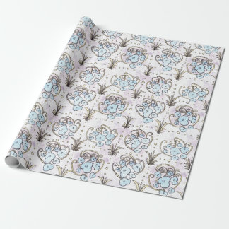 JG Art Nouveau Wrapping Paper Geschenkpapier