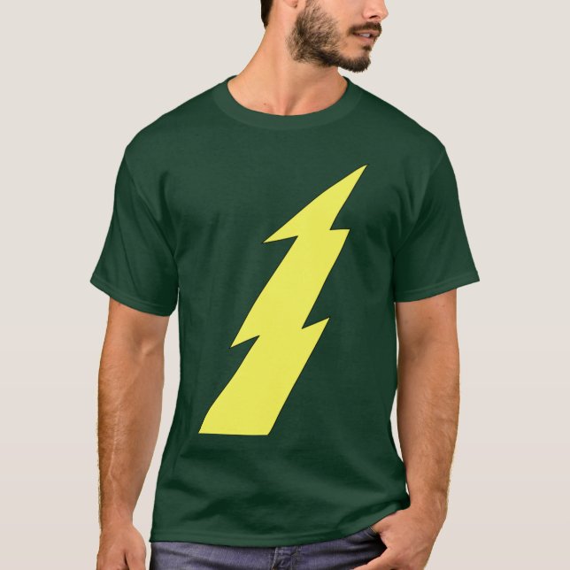 JG Lightning Bolt Retro-Junge T-Shirt (Vorderseite)
