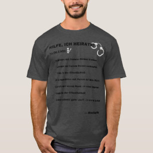 JGA Party arbeitet lustig und lustig T-Shirt