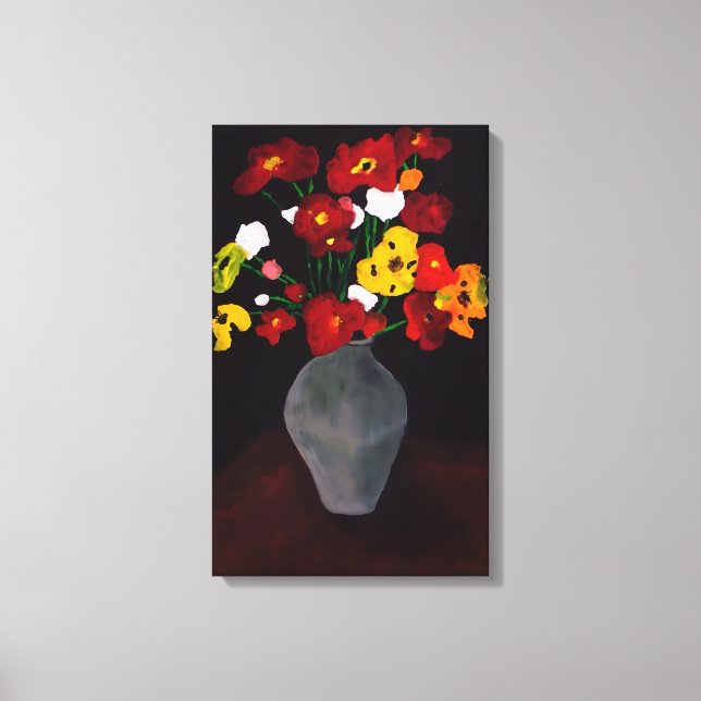 JGM - Blumen der Erinnerung  Leinwanddruck (Vorderseite)