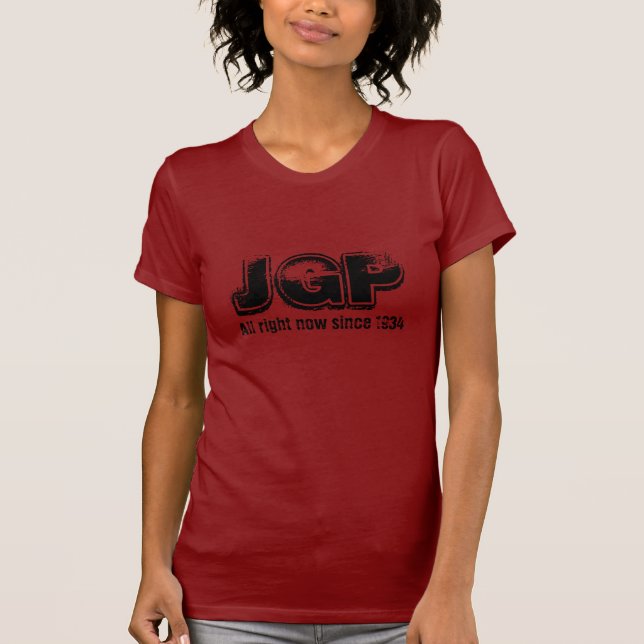 JGP Stanford Versions-Frauen 1934 T-Shirt (Vorderseite)