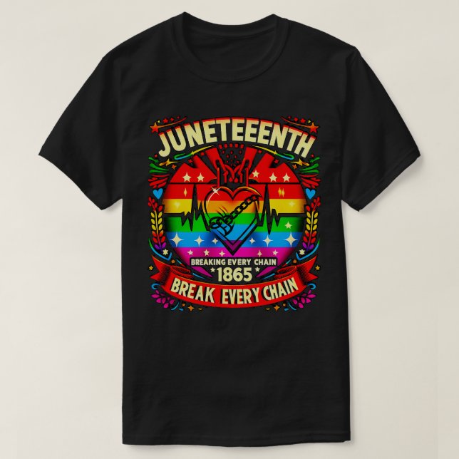 Jh. Breaking Jede Kette seit 1865 Männer Wom T-Shirt (Design vorne)