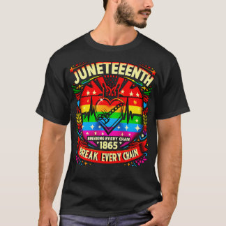 Jh. Breaking Jede Kette seit 1865 Männer Wom T-Shirt