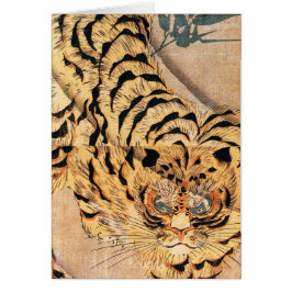 Jh. Gemälde eines Tigers von Kuniyoshi Utag