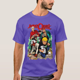 JHONNY QUEST RETRO ANIMIERTE ILLUSTRATION T-Shirt