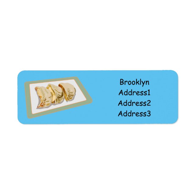 Jiaozi/Chinesische Knödel Cartoon Illustration (Vorne)