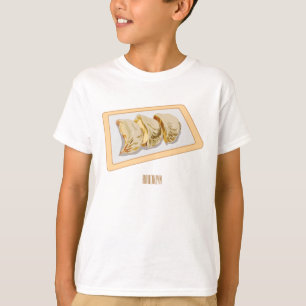 Jiaozi/Chinesische Knödel Cartoon Illustration T-Shirt