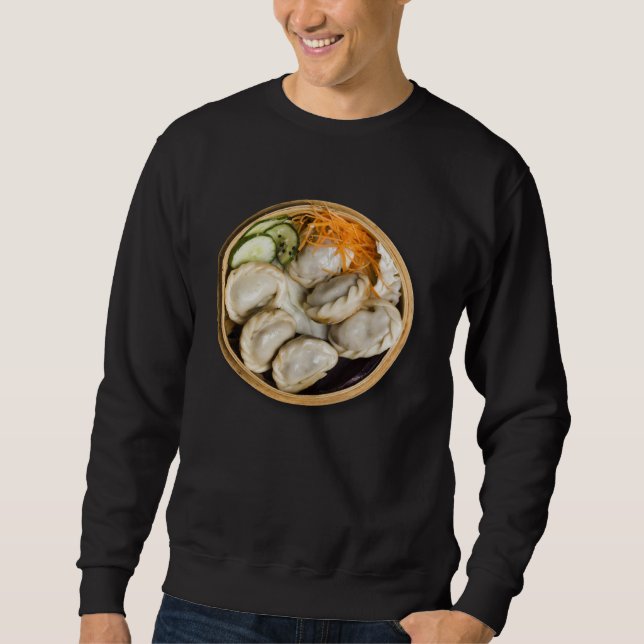 Jiaozi Gyoza Asian Food Last Minute Halloween ON B Sweatshirt (Vorderseite)