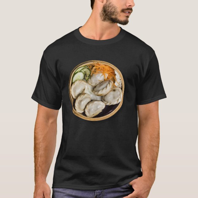 Jiaozi Gyoza Asian Food Last Minute Halloween ON B T-Shirt (Vorderseite)