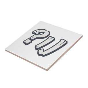 Jiddisch "NU?" - Der perfekte jüdische Ausdruck Fliese