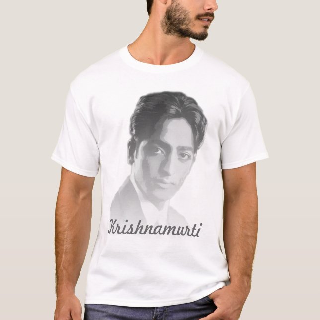 Jiddu Krishnamurti T-Shirt (Vorderseite)