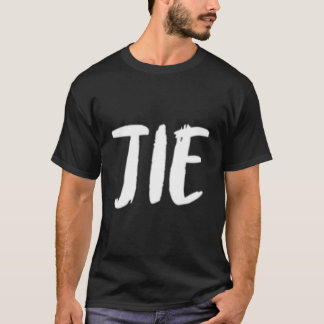 Jie Nachname Text Chinesisch Geburtstag oder Sport T-Shirt