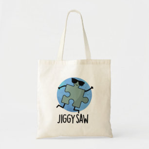 Jiggy Saw Funny Dancing Jigsaw Puzzle Puzzle Puzzl Tragetasche