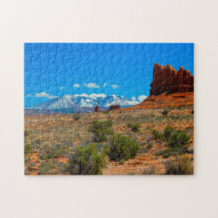 Jigsaw Arches National Park Utah USA. Jigsaw Puzzl Puzzle