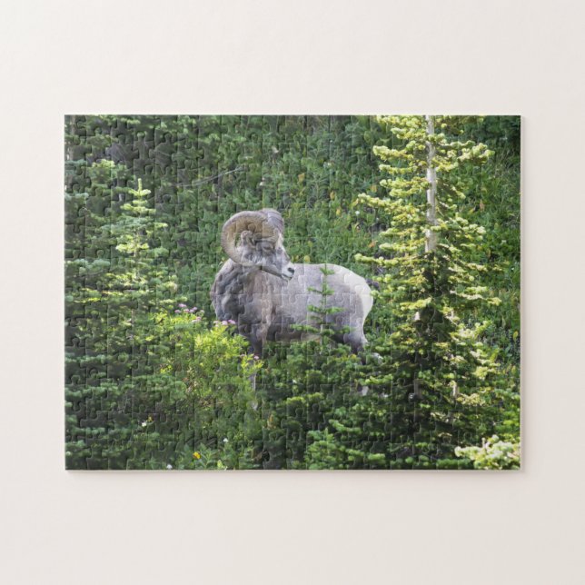 Jigsaw Glacier Nationalpark Montana. Jigsaw Puzzl Puzzle (Horizontal)