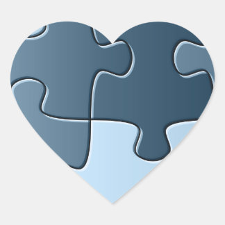 Jigsaw Heart Sticker