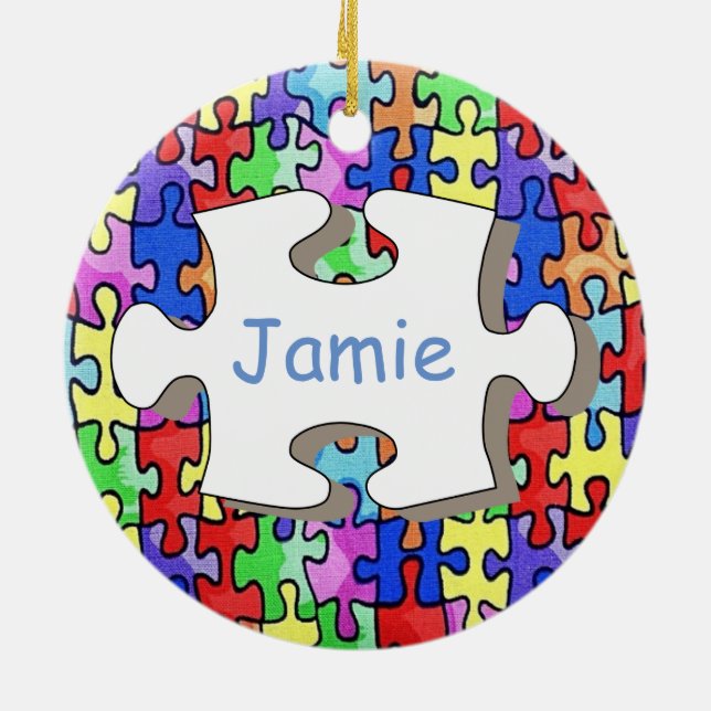 Jigsaw Keramikornament (Hinten)