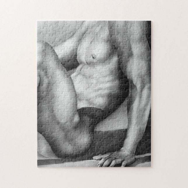 Jigsaw Puzzle 11x14 Männlicher Bodybuilder Art +Ge (Vertikal)