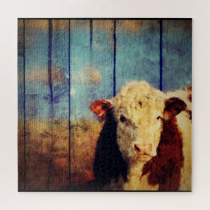 Jigsaw puzzle Cow