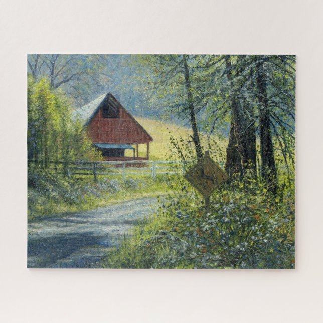 Jigsaw Puzzle "Deer Crossing" (Horizontal)