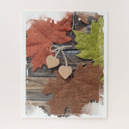 Jigsaw-Puzzle Fall Hearts Puzzle