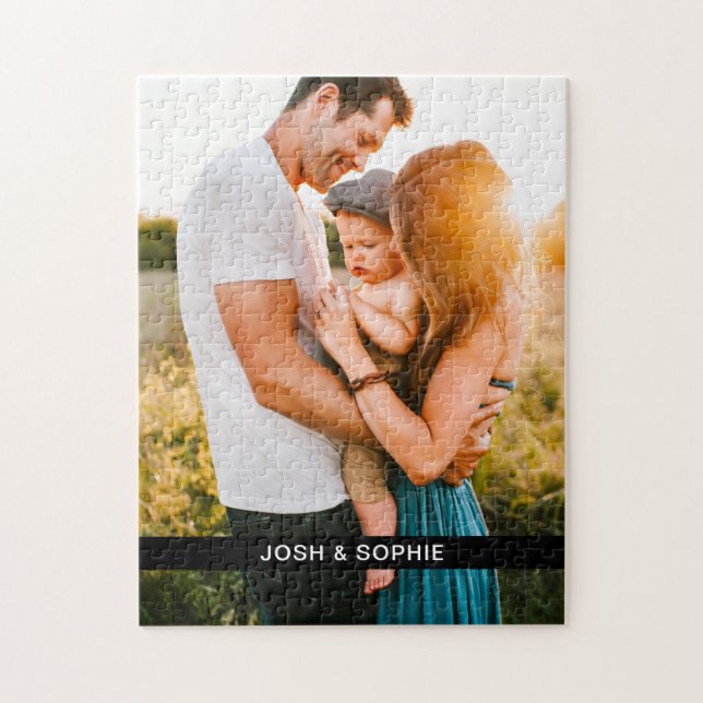 Jigsaw Puzzle Foto & Text Edge Print (Vertikal)