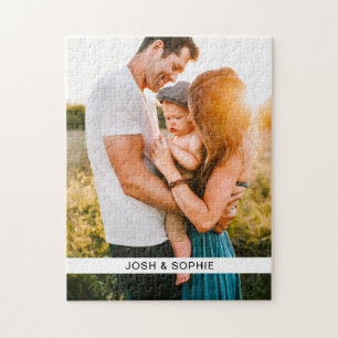 Jigsaw Puzzle Foto & Text Edge Print