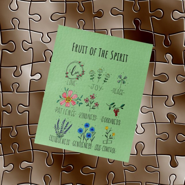 Jigsaw Puzzle Frucht of Spirit Christliche Schrift (Von Creator hochgeladen)