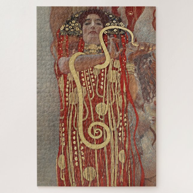 JIGSAW PUZZLE : GUSTAV KLIMT : HYGIEIA : 1907 (Vertikal)