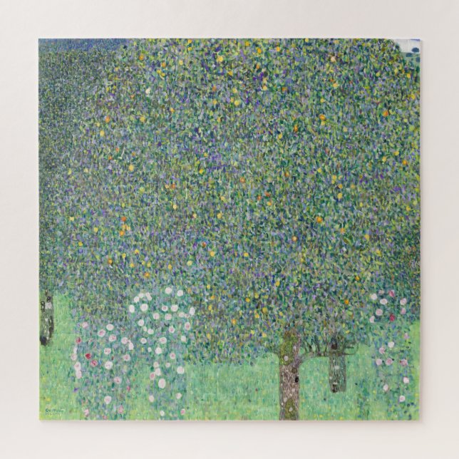 JIGSAW PUZZLE : GUSTAV KLIMT : ROSEBUSHES (Vertikal)