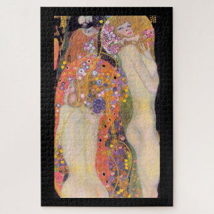 JIGSAW PUZZLE: GUSTAV KLIMT : WASSERSERDIENSTE II PUZZLE
