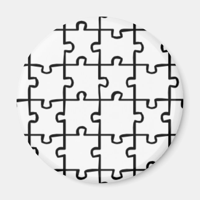 Jigsaw Puzzle Magnet (Vorne)