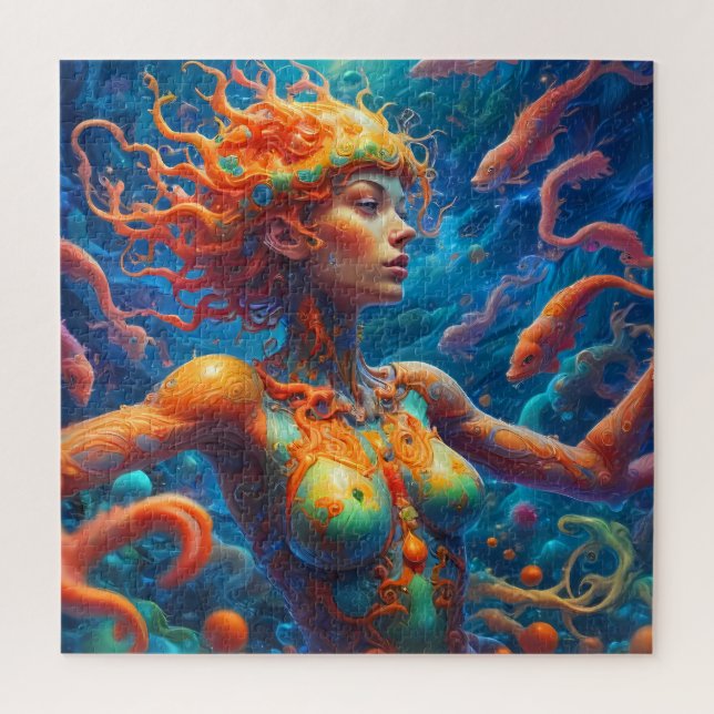 Jigsaw Puzzle Mermaid Fantasy (Vertikal)
