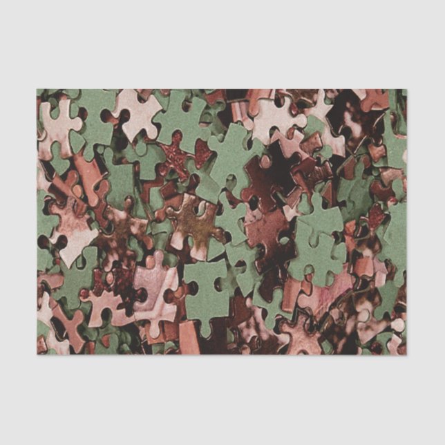 Jigsaw Puzzle Novelty Seidenpapier (Vorderseite)