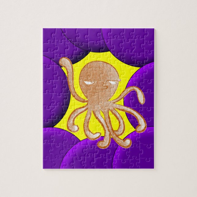 Jigsaw Puzzle Octopus (Vertikal)