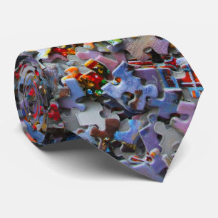Jigsaw Puzzle Pieces Krawatte