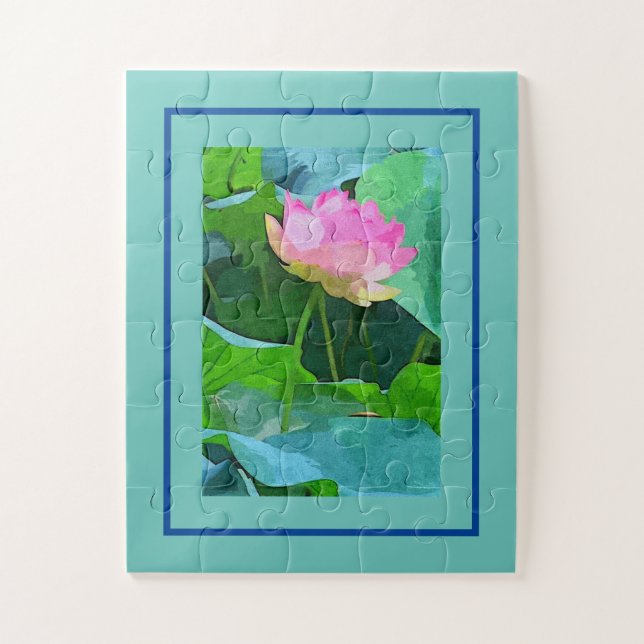 Jigsaw Puzzle Pink Lotus (Vertikal)