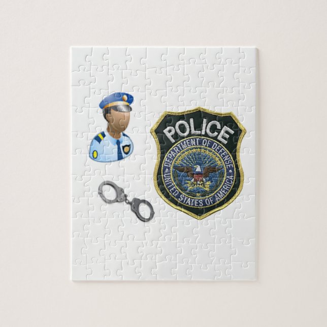 Jigsaw Puzzle Policeman (Vertikal)