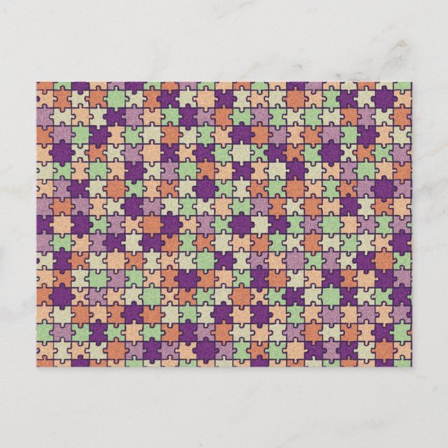 Jigsaw Puzzle Postkarte (Vorderseite)