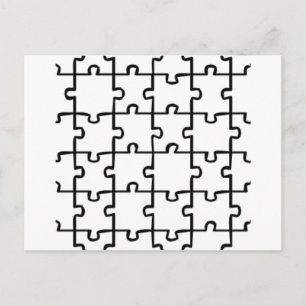 Jigsaw Puzzle Postkarte