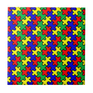 Jigsaw Puzzle Seamless Pattern-22675 Fliese