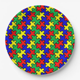 Jigsaw Puzzle Seamless Pattern-22675 Pappteller