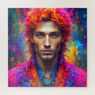 Jigsaw Puzzle Set von A Man Portrait