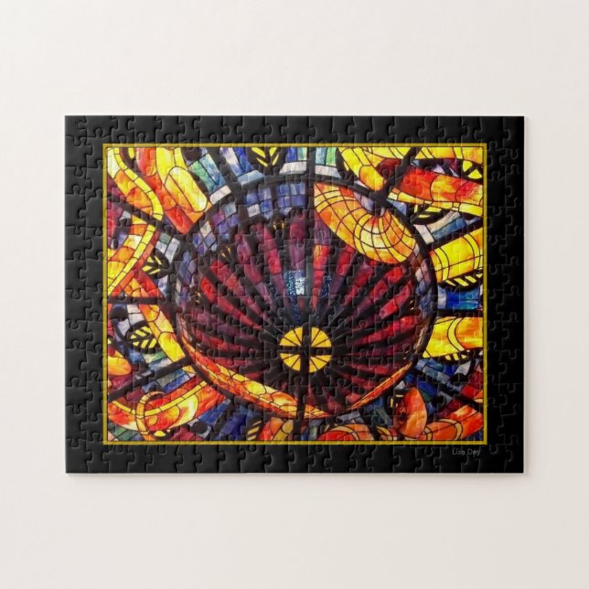 Jigsaw Puzzle 'Stached Glass' (Horizontal)