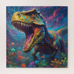 Jigsaw Puzzle T-Rex Dinosaur Moderne Tierkunst