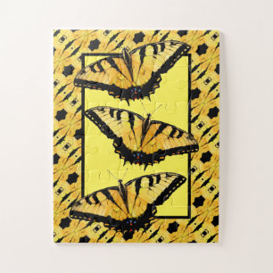 Jigsaw Puzzle Tiger Frack Schmetterlinge