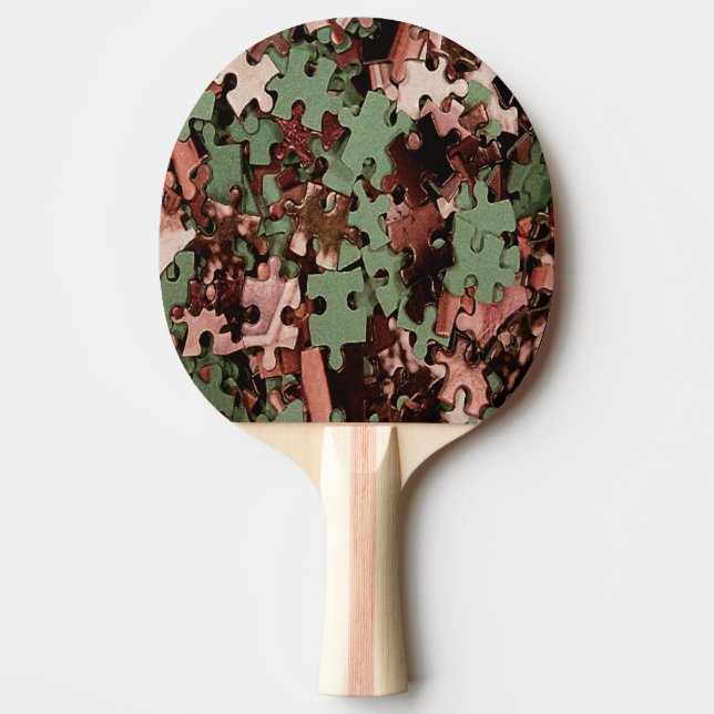 Jigsaw Puzzle Tischtennis Schläger (Vorderseite)