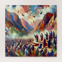 Jigsaw Puzzle von Jesus Christus Sermon auf dem Be